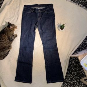 PATAGONIA dark wash denim jeans size 29 boot cut